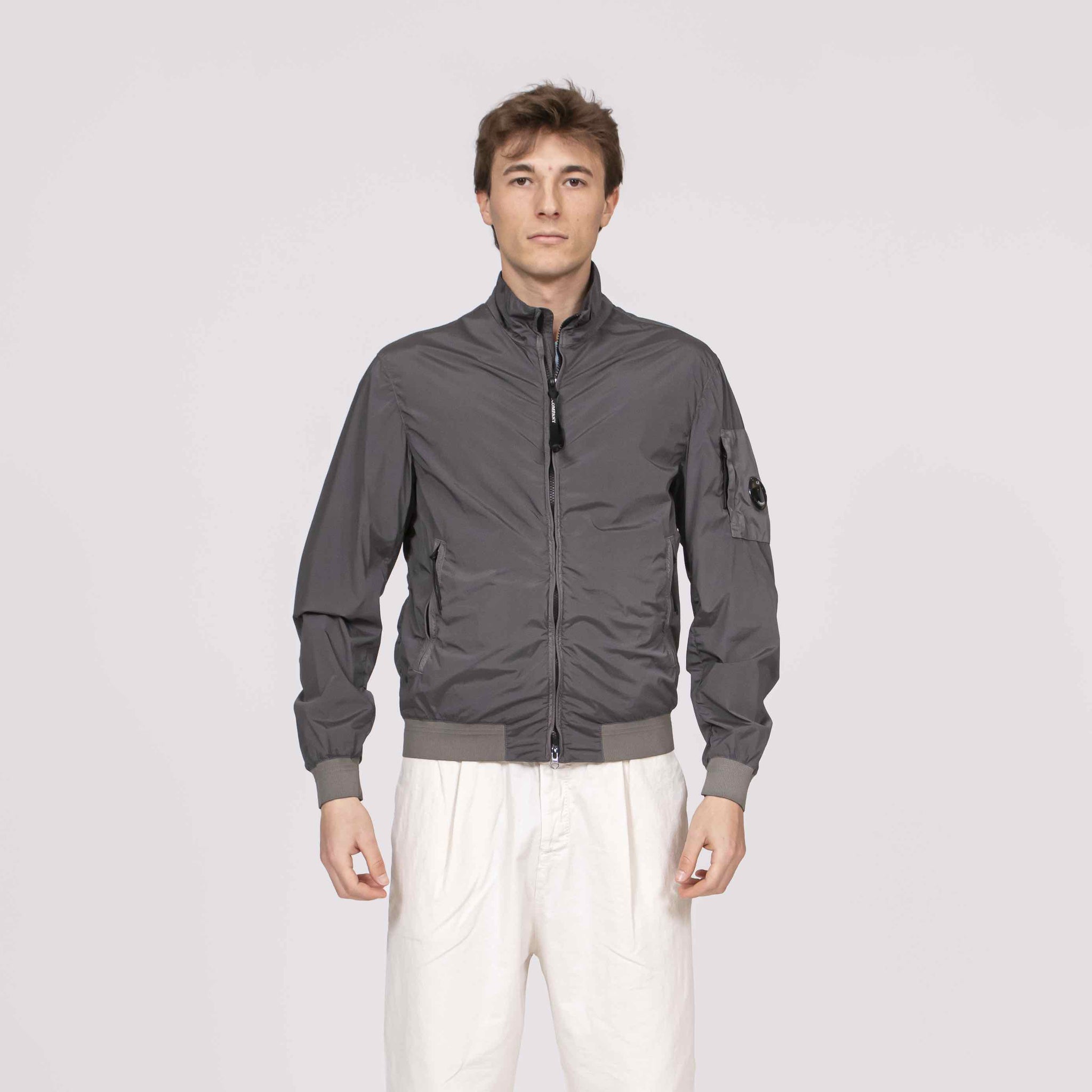 C.P. COMPANY NYCRA-R LENS SHORT JACKET GUNMETAL - GREY – L'Eliseo
