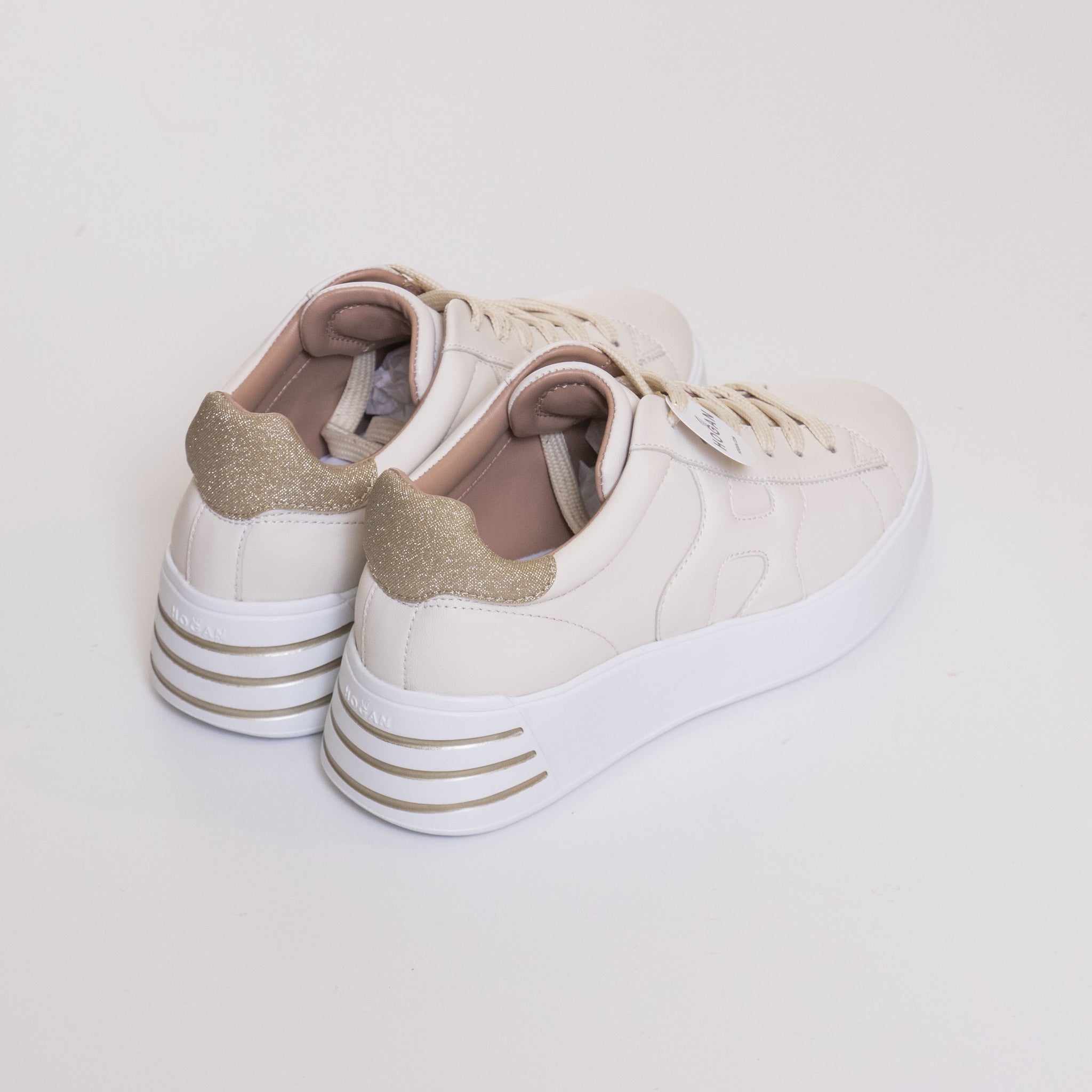 HOGAN SNEAKERS REBEL BEIGE L Eliseo Fashion Store